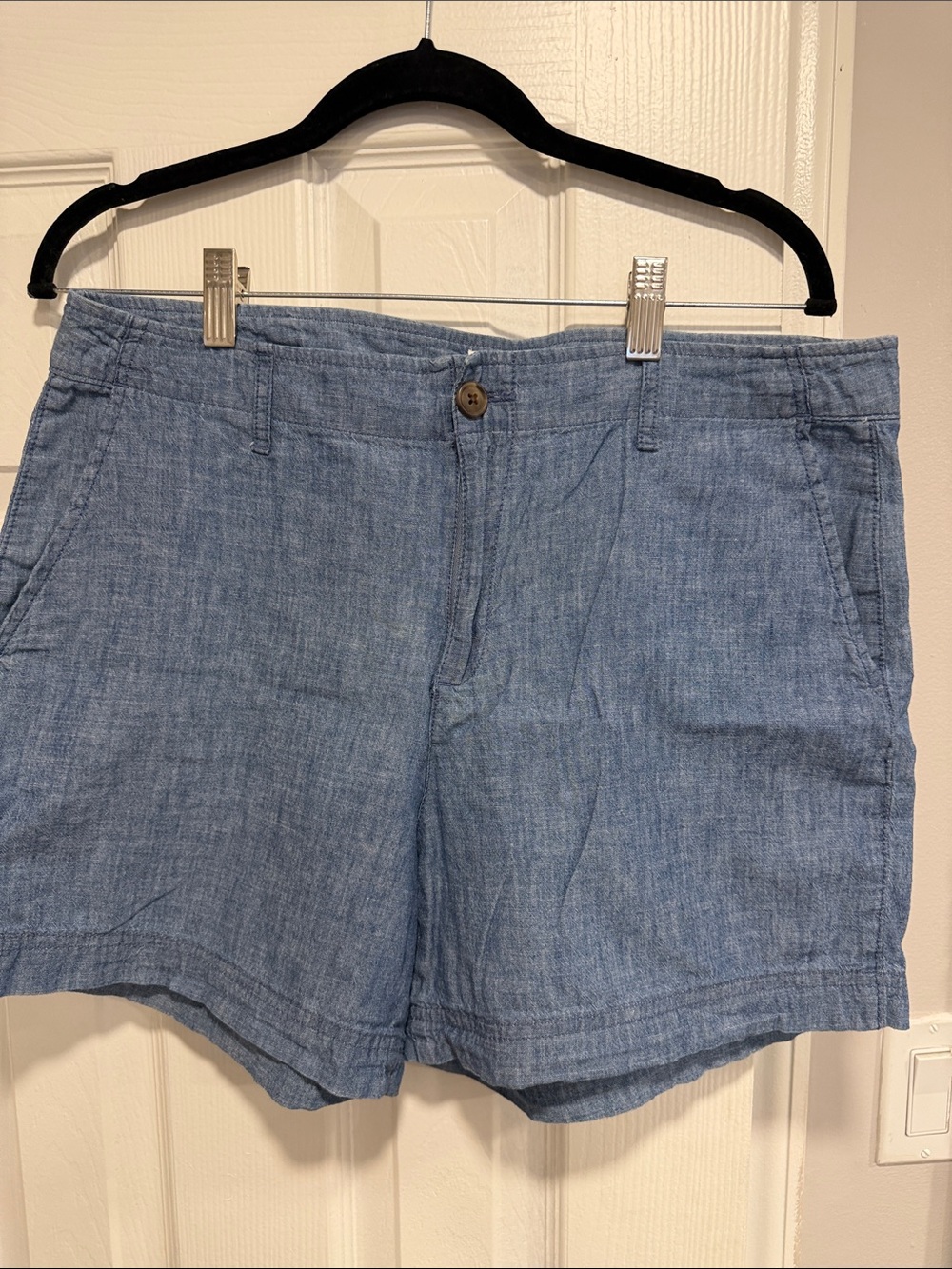 Light Blue Women’s Casual Cotton Shorts
